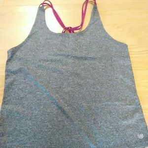 4/$30 F21 grey workout tank top size M